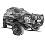 Prado 120 Bullbar & Rock Slider Combo