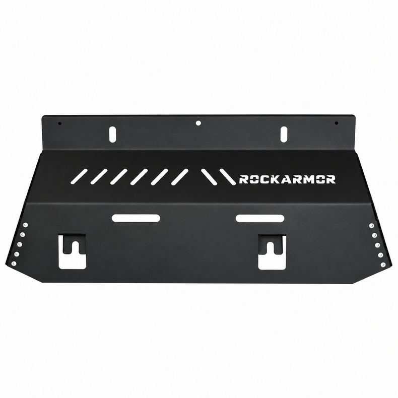 Rockarmor Prado 150 3mm steel front plate upright