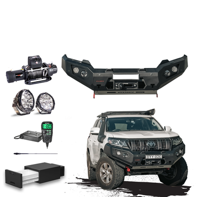 Prado 150 Touring Pack Suits: Prado 150 11/2017 - 2025 - Bullbar, Winch, Lights, uhf + Free Fridge