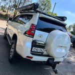 Prado 150 Roof Rack Platform 2200 x 1450 Built-In LED Light Bar Suits 2009-2025