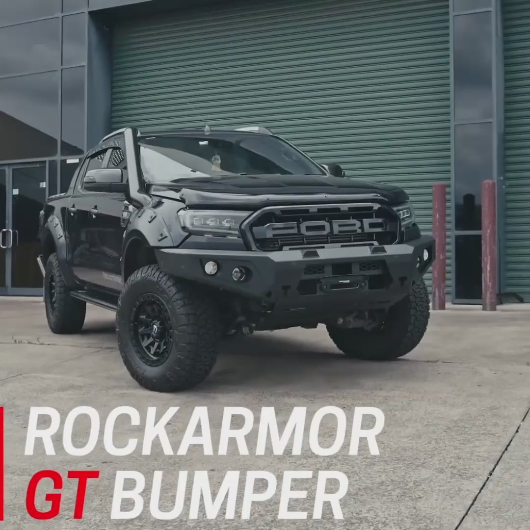 PX2 & PX3 Ford Ranger GT Bumper No Loop Bull Bar - Rockarmor 4x4