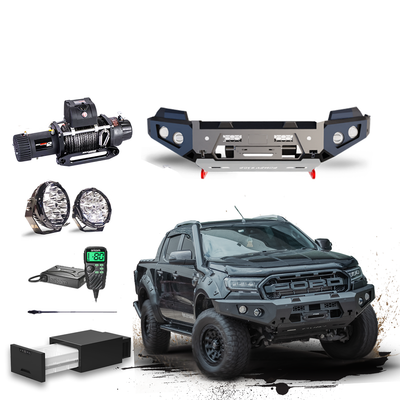 Ford Ranger Touring Pack Suits: PX2 & PX3 - GT Bumper, Winch, Lights, uhf + Free Fridge