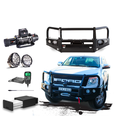 PX1 Ranger Touring Pack Suits: Ford PX1 Ranger - Bullbar, Winch, Lights, uhf + Free Fridge