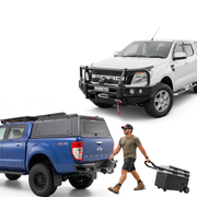 PX1 Ford Ranger Elite Bull Bar + Aluminium Canopy + Free 40L Fridge - Suits PX1 Ranger