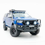 ford ranger px2 rockarmor elite bull bar bumper cut 