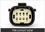 Ford Ranger Raptor Everest piggyback adaptor pin layout