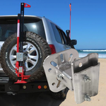 rear wheel high lift jack holder