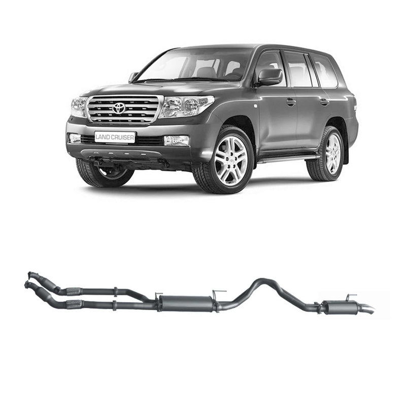 Redback Extreme Duty Exhaust for Toyota Landcruiser 200 Series 4.5L V8 (11/2007 - 09/2015)