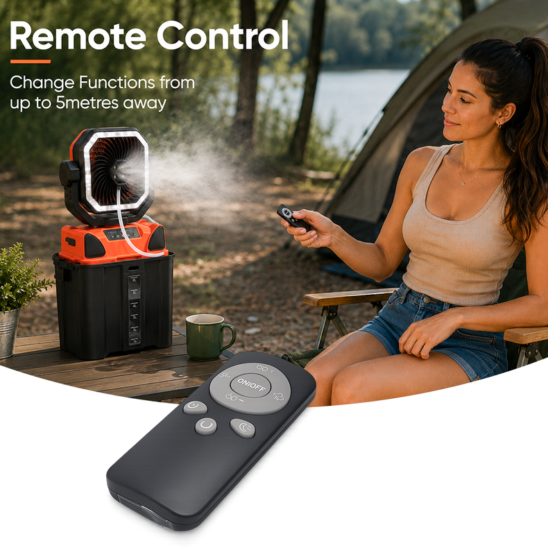 Remote Control For camping portable Fan