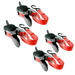 Retractable Ratchet Strap | Pair | 3.2m | 500kg | 25mm