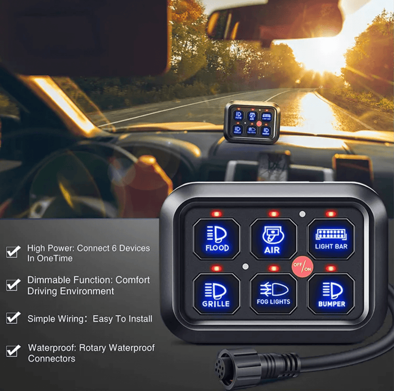 6 Gang Switch Panel Control Box