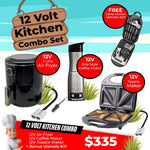 12V Kitchen Combo - 12v AirFryer | 12v Coffee Maker | 12v Toastie Maker