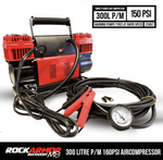 4wd Air Compressor - Rapid 300L P/M 150PSI - Rockarmor 4X4