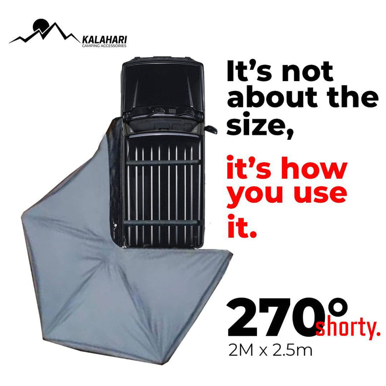 270 Awning Kalahari Shorty Free Standing Built-in Lighting
