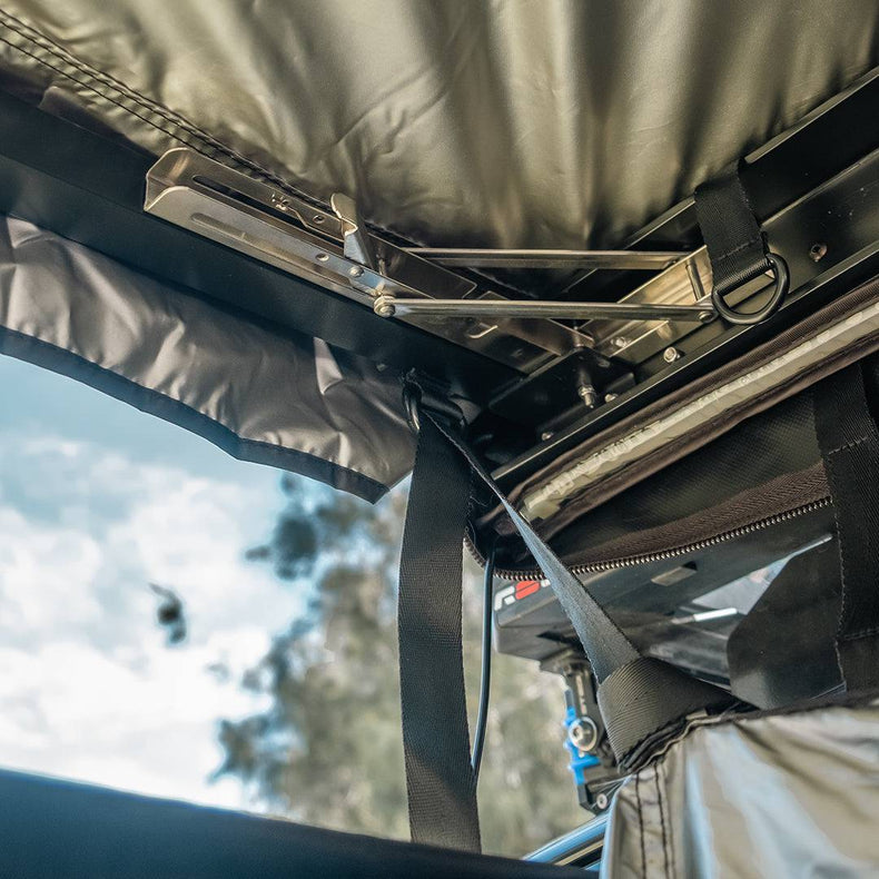 Shower Awning Tent + Roof & Floor + Built in LED light | Kalahari