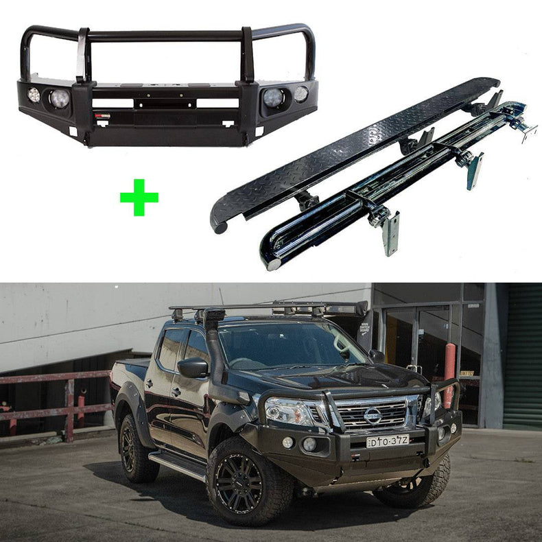 NP300 Navara Bullbar & Rockslider Combo