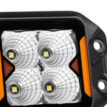 Flush Mount 20W Work Light | Flood | Rockarmor | Wiring Harness Included
