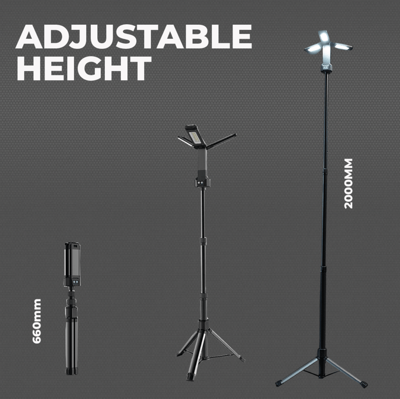 LED Light Stand Portable Amber & White Light