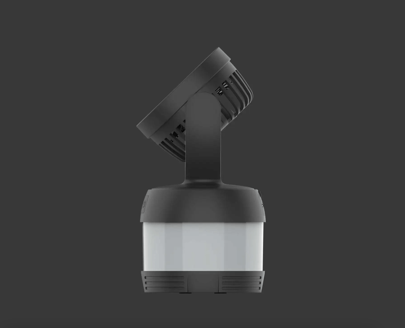 Mini Camping Fan | Built-in LED Lantern