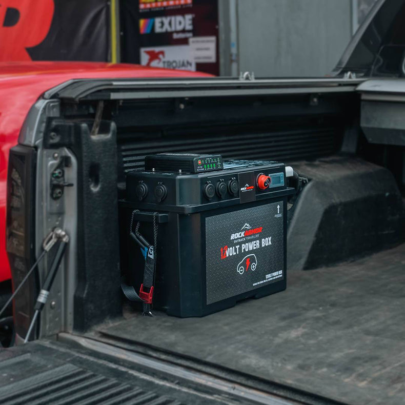 12V Battery Box with DCDC Charger MPPT IP67 Rated