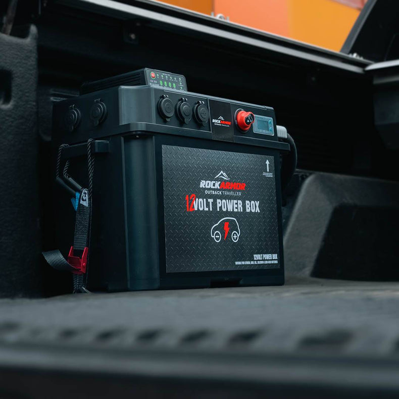 12V Battery Box with DCDC Charger MPPT IP67 Rated