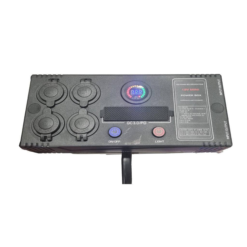 12v Mini Control Box | 4 x Cig Socket | 3 x USB / USB-C | 2 x 50a Conn