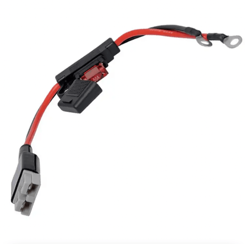 50Amp Anderson to Ring Terminals + 50amp Inline Maxi Fuse