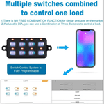 Bluetooth 8 Gang Switch Touch Panel
