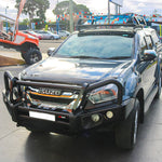 Isuzu DMAX Touring Pack Suits: DMAX 01/2017 - 07/2020 - Elite Bullbar, Winch, Lights, uhf + Free Fridge