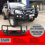 Isuzu MUX Bullbar Rockarmor Elite Suits 11/2013 - 04/2017
