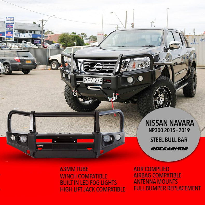 NP300 Bullbar Suits Navara 2015 - 2020 Rockarmor Elite