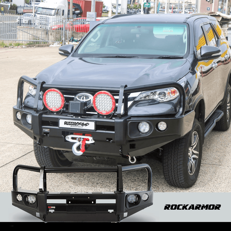 Toyota Fortuner Bullbar Rockarmor Elite Suits 10/2015 - 08/2020