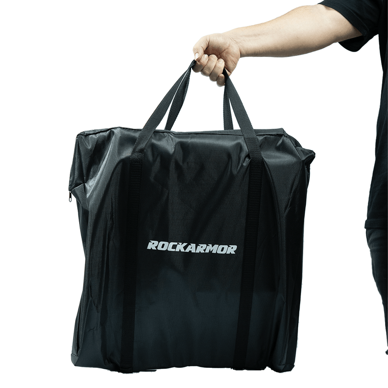 Rockarmor Camp Fire Pit & Grille Plate - 3mm Stainless Steel - (Silver)