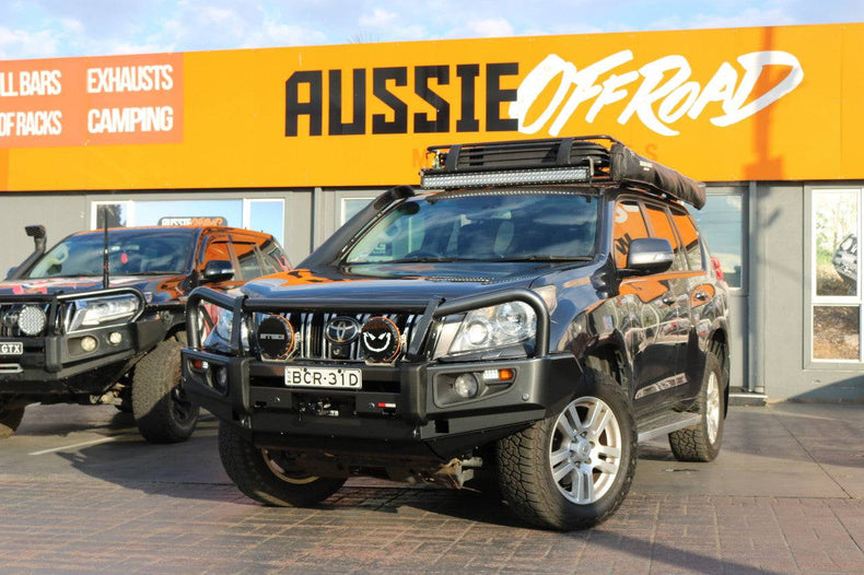Prado 150 Frontal Pack Bull Bar Winch LED Lights Suits: 1/2009 - 10/2013