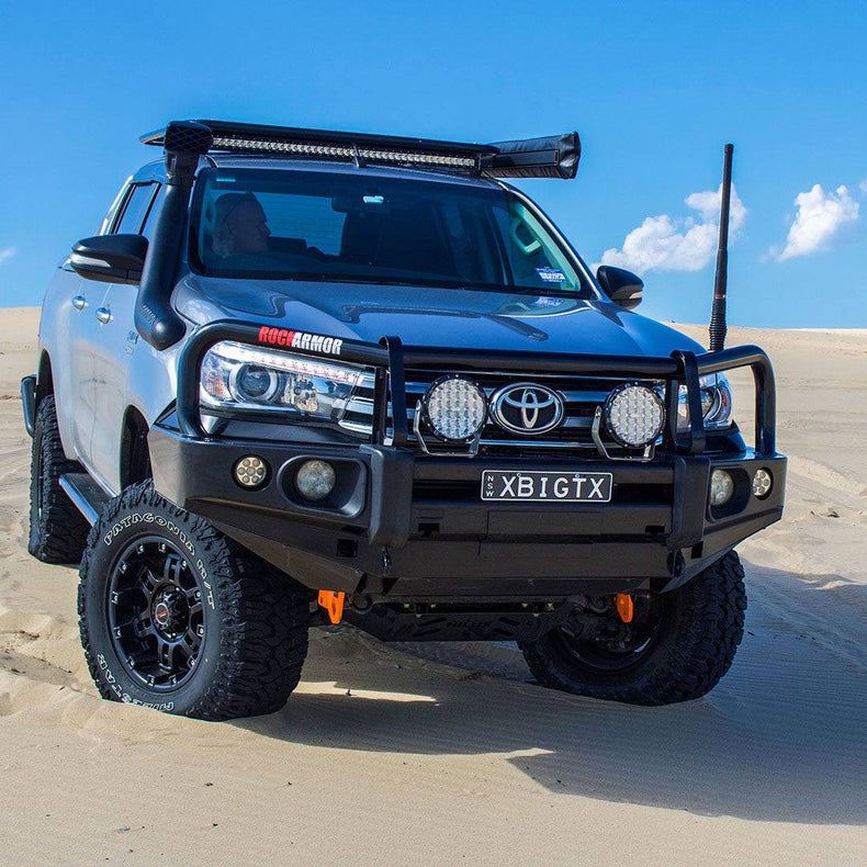 Frontal Pack | Bullbar winch  spotties Suits Toyota Hilux 09/2015 - 09/2020 | Rockarmor