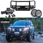 NP300 NAVARA FRONTAL PACK - BULL BAR, WINCH, LED SPOTTIES