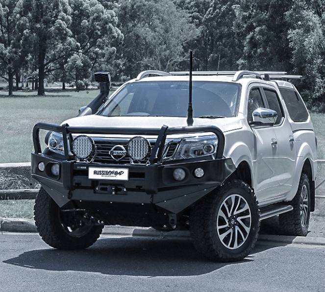 NP300 NAVARA FRONTAL PACK - BULL BAR, WINCH, LED SPOTTIES