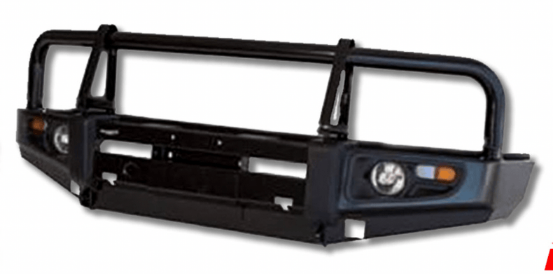 Prado 120 Frontal Pack - Bull Bar, Winch, LED Spotties
