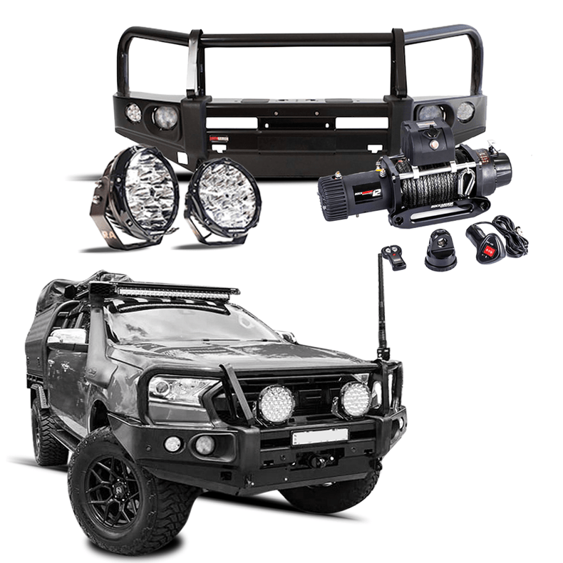 PX Ranger offroad Pack - Bull Bar, winch, led spotties