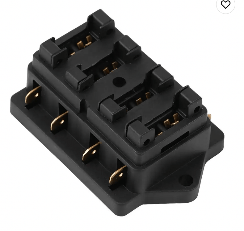 4 way Auto Fuse Block | 4 Way Circuit Standard Blade