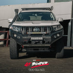 Prado 150 GT Bumper Steel no loop bull bar to Suit 11/2017+