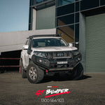 Prado 150 GT Bumper Steel no loop bull bar to Suit 11/2017+