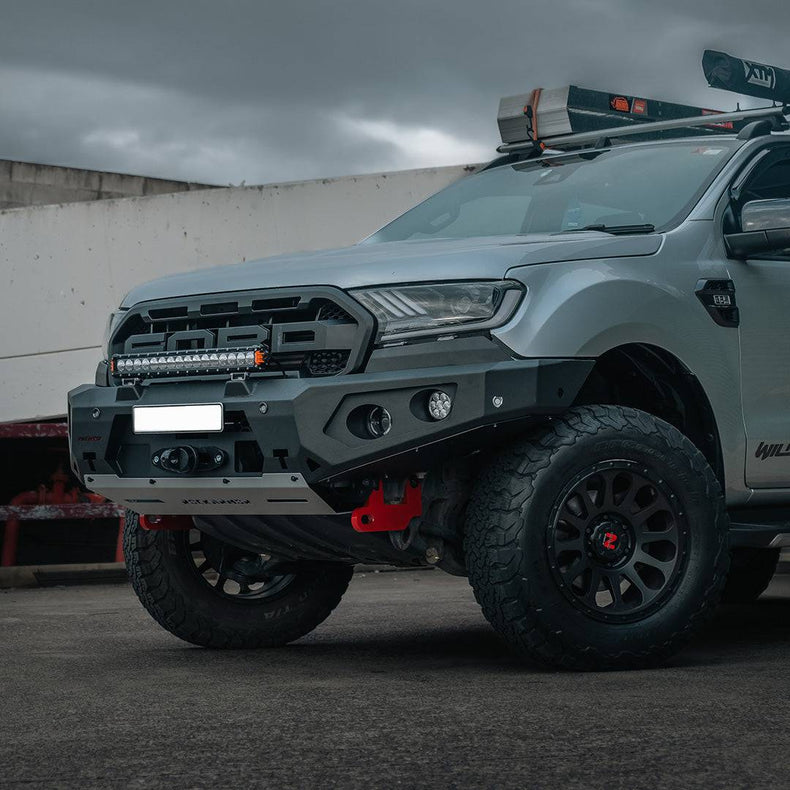 PX2 & PX3 Ford Ranger GT Bumper No Loop Bull Bar - Rockarmor 4x4