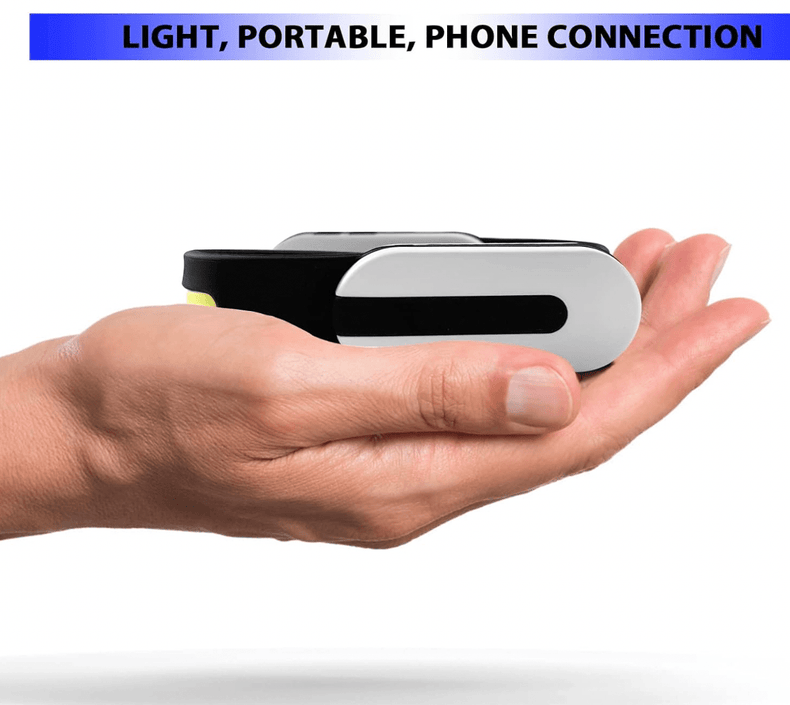 LED headlamp | Bluetooth | USB Rechargeable | Control Phone & Music | 3 Power Modes | All Perspectives Induction 230° Illumination