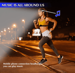 LED headlamp | Bluetooth | USB Rechargeable | Control Phone & Music | 3 Power Modes | All Perspectives Induction 230° Illumination