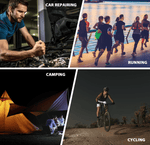 LED headlamp | Bluetooth | USB Rechargeable | Control Phone & Music | 3 Power Modes | All Perspectives Induction 230° Illumination