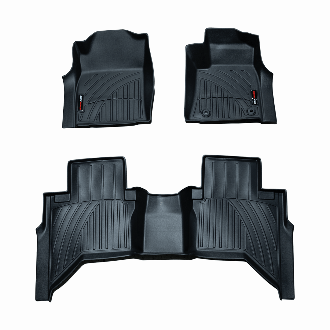 Hilux Floor Mats 3D Moulded suits N80 Hilux 2015 - 2025 (Does not Suit 48V)