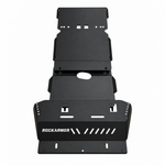 Rockarmor 3mm steel bash plates for Toyota Prado 150 petrol and diesel – full set