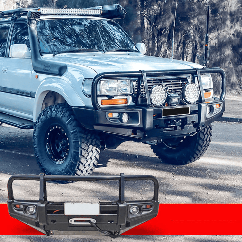 80 Series Touring Pack Suits: 80 Series Landcruiser - Bullbar, Winch, Lights, uhf + Free Fridge