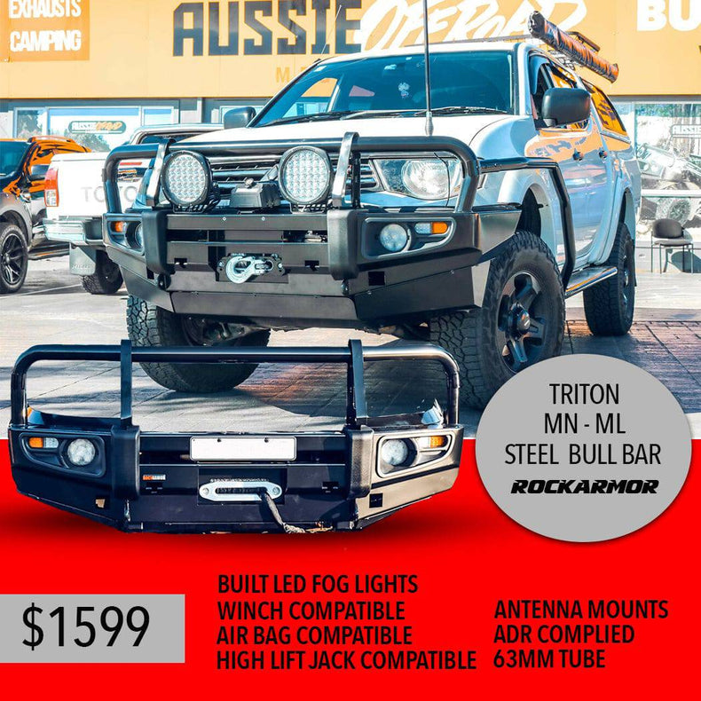 Triton Bullbar Suits MN & ML Premium Series Also suits PB PC Challenger